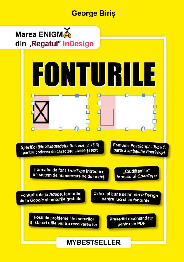 Marea ENIGMĂ din „Regatul” InDesign - FONTURILE